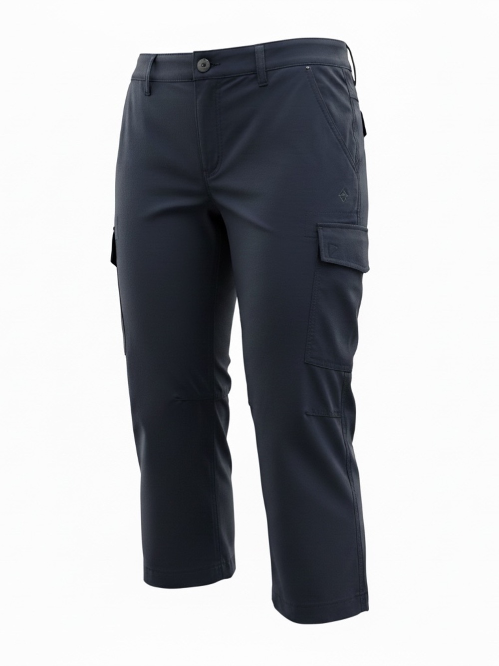 Women's Navy Cargo Crop Joggers